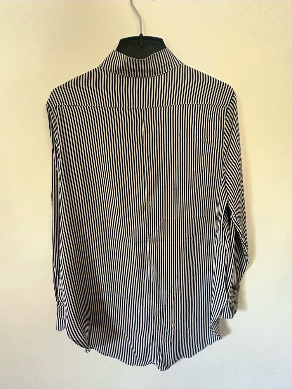 Philosophy Black & White Vertical Stripe Women’s Button-Up Shirt- XL - Picture 6 of 12